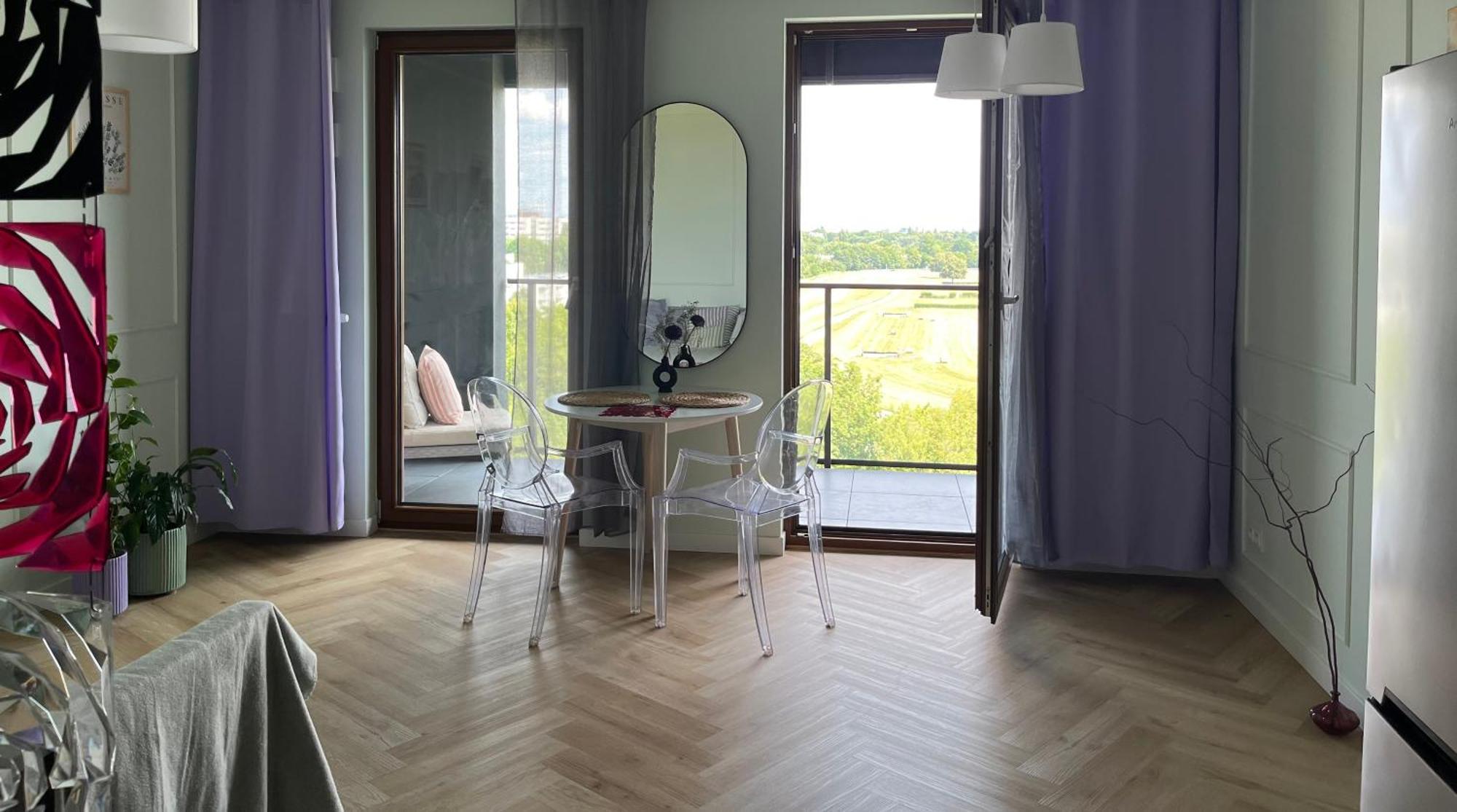 Warsaw Airport Wyscigi - City And Green View Apartment With Underground Garage Dış mekan fotoğraf